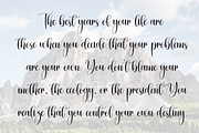 Ballet | Script Font, a Handwritten Font by Scratchones (Thumbnail 6 of 9)