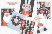 MERRY & BRIGHT - Christmas Set, a Seasonal Illustration by PicByKate (Thumbnail 8 of 11)