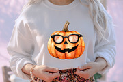 Cute Halloween Reading Clipart, an Illustration by designcity5 (Thumbnail 5 of 5)