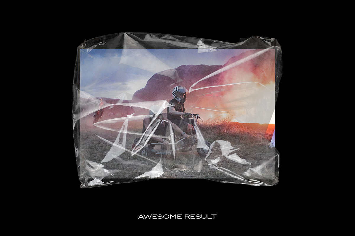 Plastic Bags Texture Branding Bundle, a Texture Graphic by PrintPixel (Photo 27 of 36)