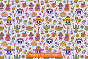 Day of the Dead Clipart and Patterns, an Object Illustration by Drafts n Doodles (Thumbnail 9 of 14)