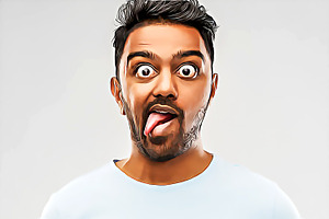 Cartoon Face Photoshop Effect