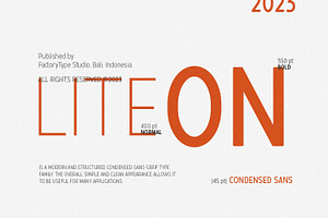 LiteOn Condensed