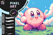Procreate Perfect Pixel Brushes, a Brush Add-On by Cozy Brushery (Thumbnail 1 of 10)