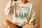 First Grade Vibes SVG Back to School, a Graphic by mh_arif (Thumbnail 4 of 4)