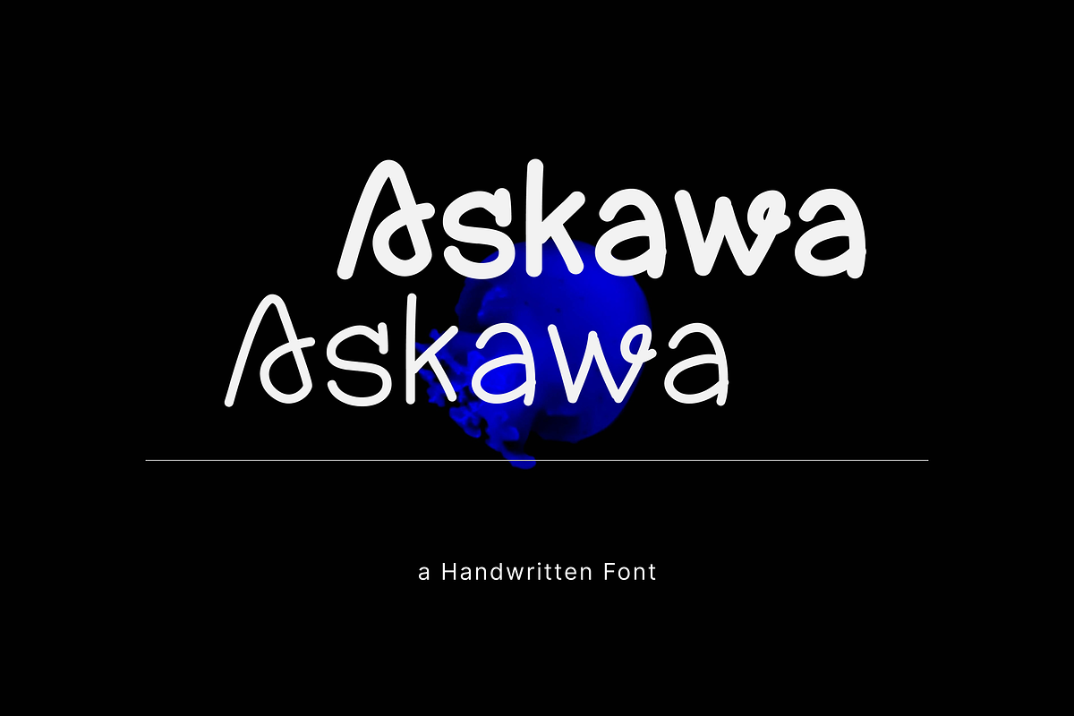 Askawa Hand-Drawn Font, a Handwritten Font by BeadyLab (Photo 1 of 8)