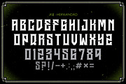 HERMANDAD, a Font by jakejarkor (Thumbnail 2 of 6)