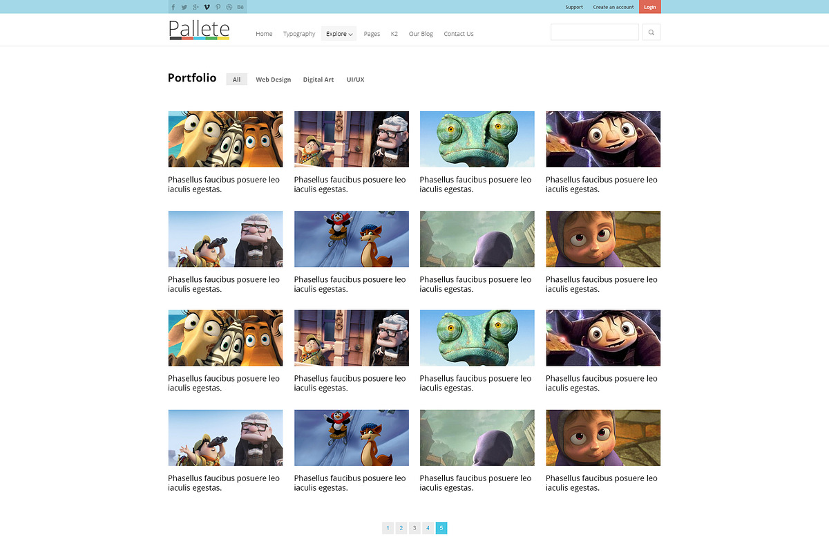 Pallete Theme PSD, a Websites & App Template by Florin Constantin (Photo 5 of 5)