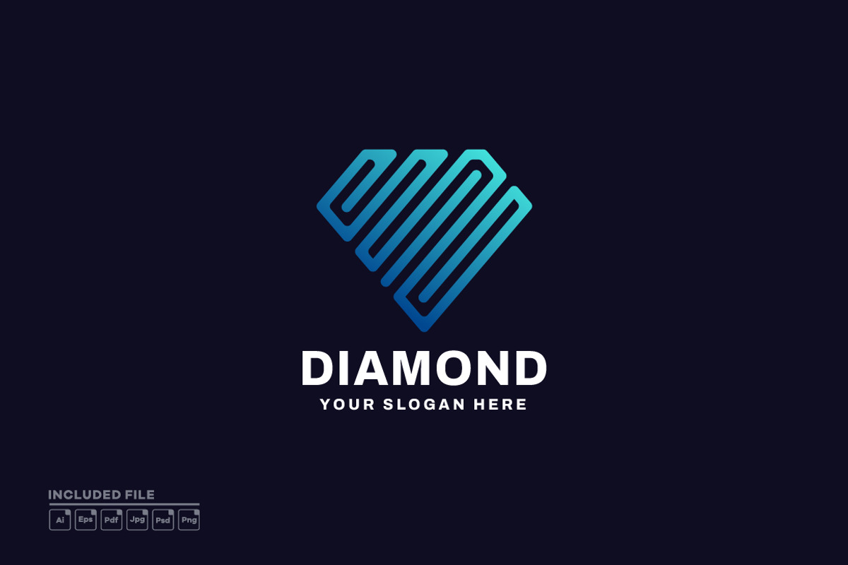 Diamond Logo Vector Illustration, a Branding & Logo Template by yuanesei
