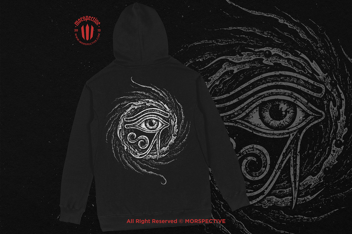 10 Bundle Dark Art Horus Eye Egypt, an Illustration by Morspective (Photo 4 of 7)