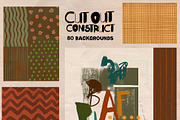 Fall Abstract Backgrounds & Cut Outs, a Decorative Illustration by whiteheartdesign (Thumbnail 17 of 28)