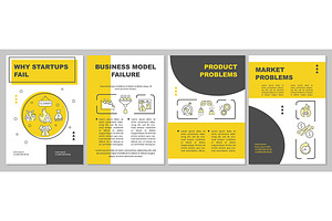 Why Startups Fail Yellow Brochure