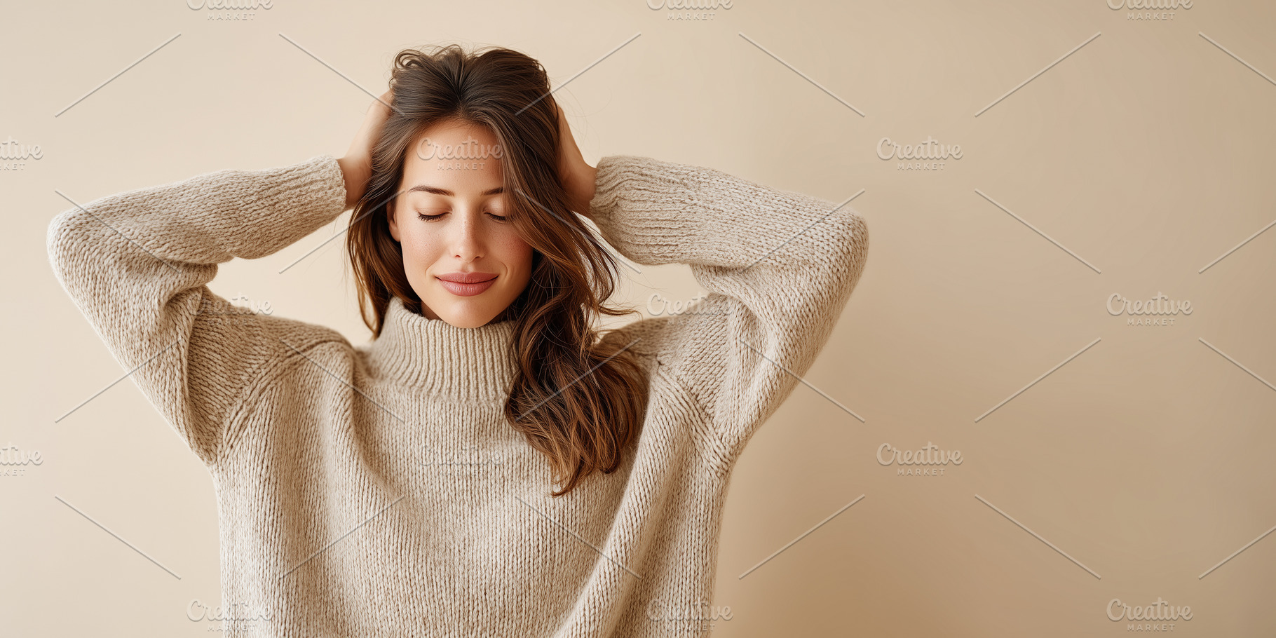 Serene portrait of a young woman in, a Person Photo by MistyDay