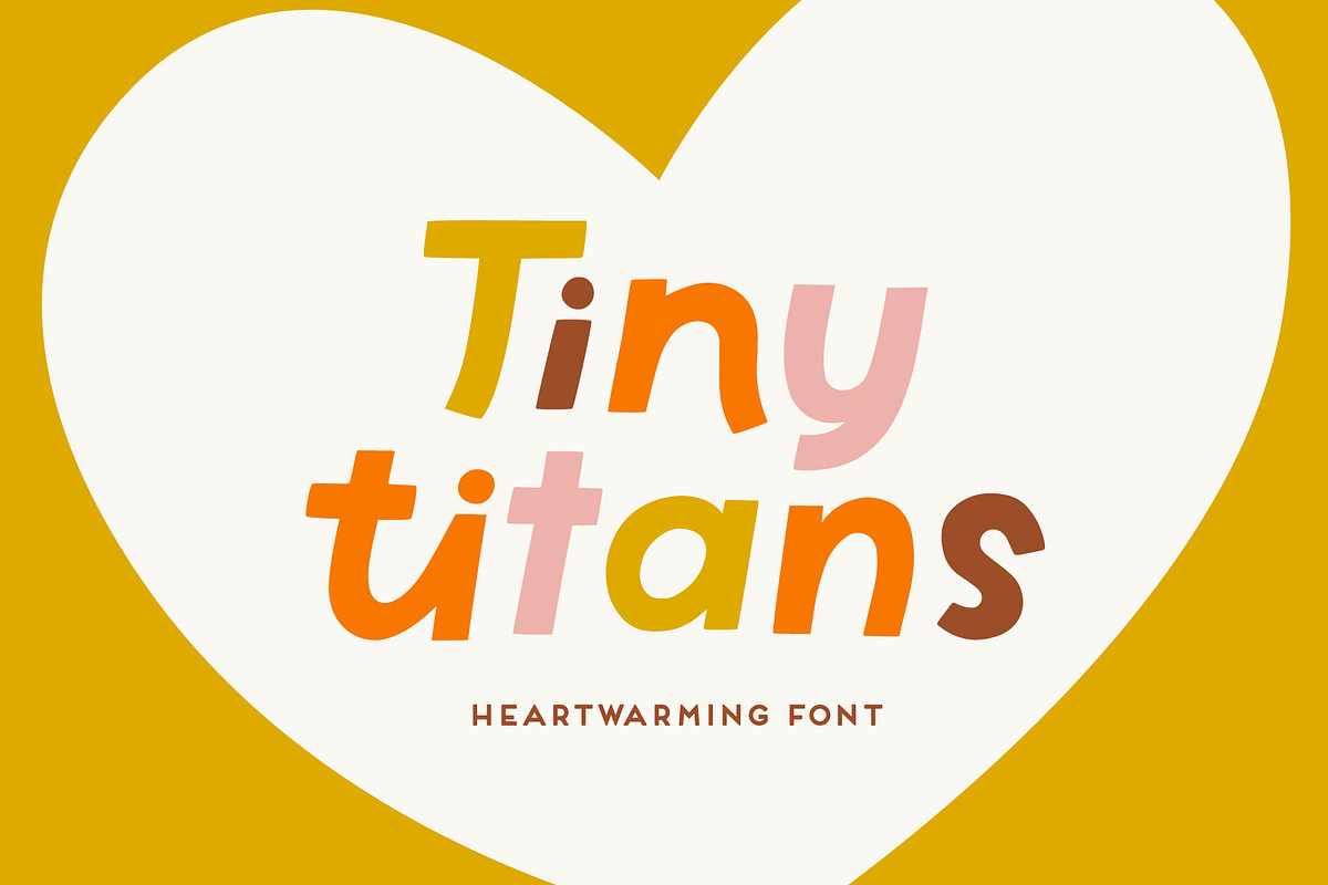 Tiny Titans | Display Font, a Script Font by Point and Poem (Photo 1 of 13)