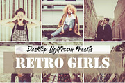 10 Retro Girls Lightroom Presets, a Preset Add-On by LucaTheme (Thumbnail 1 of 9)