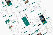 Courier & Delivery App, an UI Kit Template by flr.24 (Thumbnail 2 of 2)