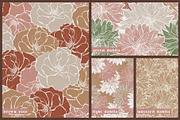 Elegant Floral Patterns Vector, a Pattern Graphic by ilonitta (Thumbnail 5 of 10)