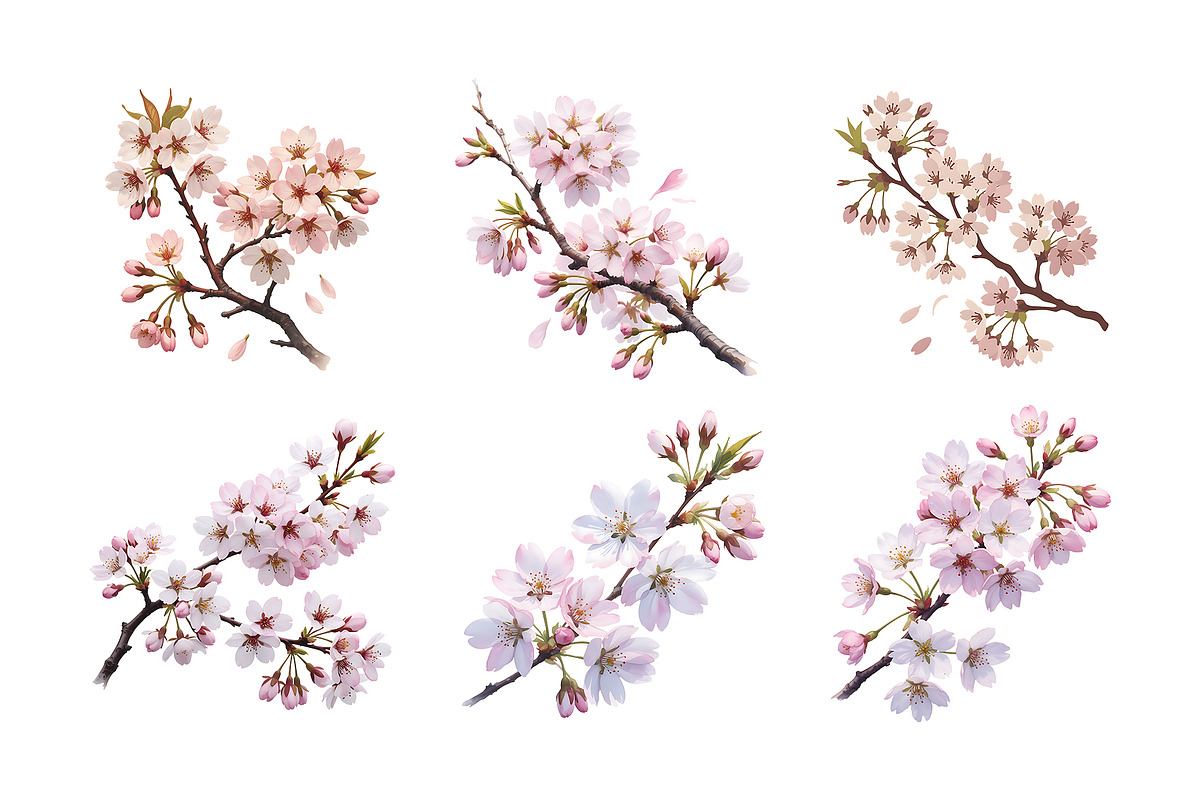Watercolor Minimal Thin Floral, a Decorative Illustration by ForhadGFX (Photo 10 of 12)