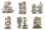 Flowers Spring Singpost Clipart, an Illustration by SinaCreation (Thumbnail 3 of 11)