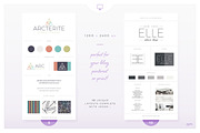 Brand Boards / Style Tiles VOL 1, a Templates & Theme by AM Studio (Thumbnail 9 of 11)