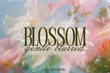 20 Soft Blurred Florals Backgrounds, a Background Graphic by lerinartstudio