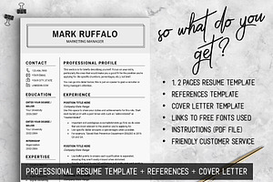 Minimalist RESUME Template CV