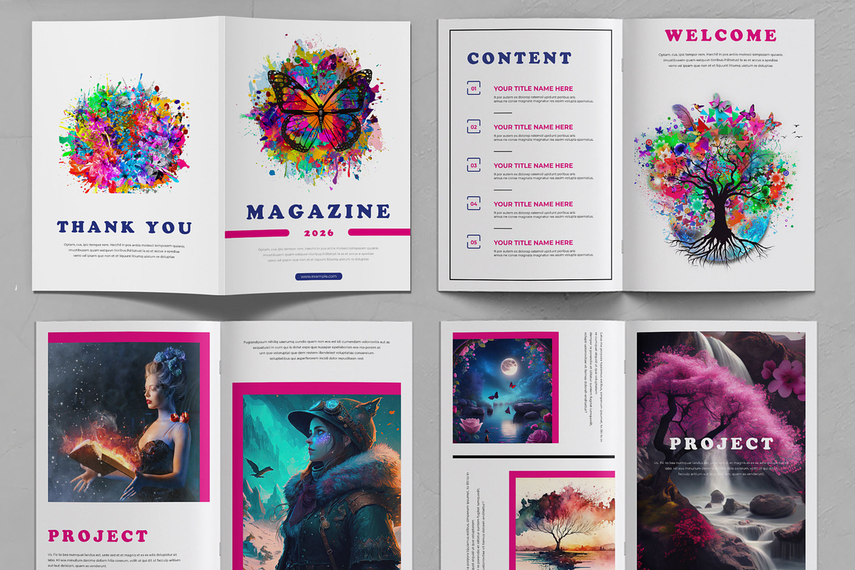 Magazine Template Layout, a Magazine Template by ContestDesign (Photo 2 of 3)