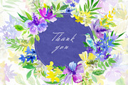 Watercolor Hibiscus & Tropical Birds, an Object Graphic by Sawango Designs (Thumbnail 11 of 11)