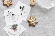 Watercolor Clipart - Winter Land, an Animal Illustration by Beigetime (Thumbnail 3 of 12)