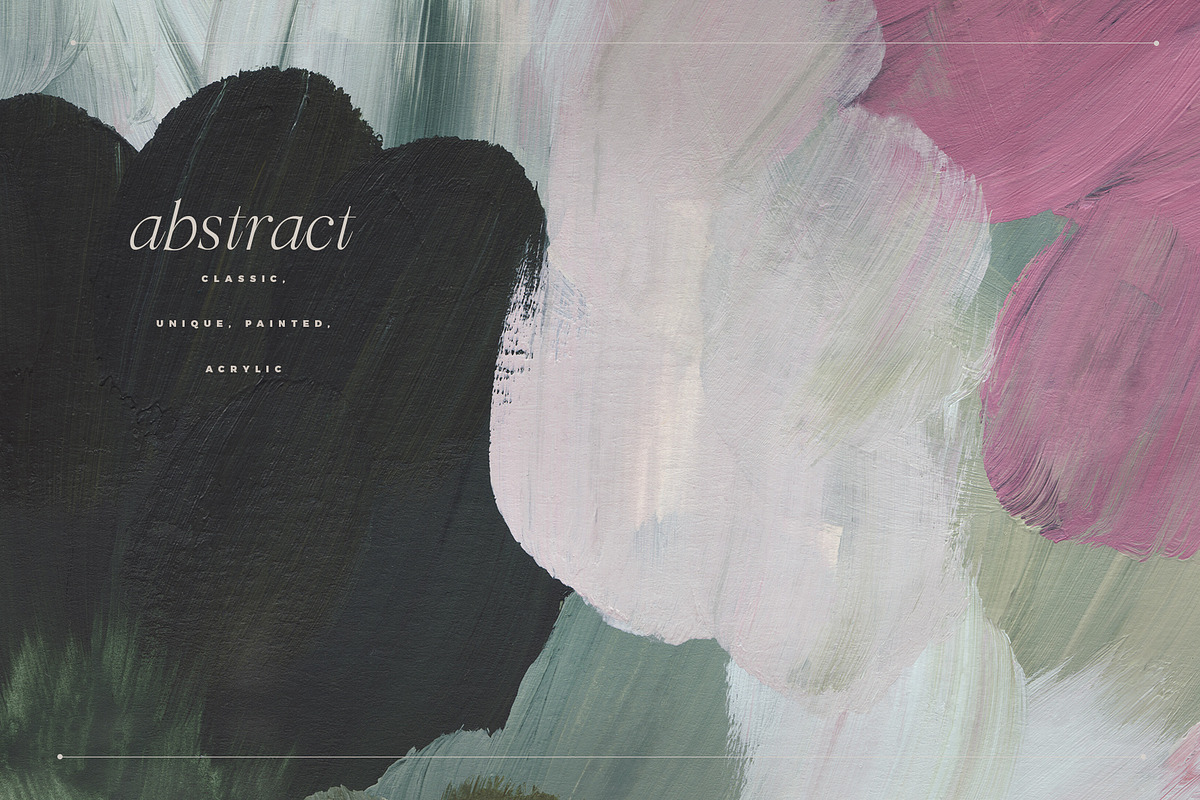 BUNDLE Abstract Painted Backgrounds, a Texture Graphic by Basia Stryjecka (Photo 17 of 59)