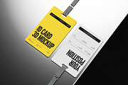 Portrait ID Card On Metal 3D Mockup, an Advertising Mockup by graphicook (Thumbnail 3 of 4)