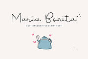 Maria Bonita, a Script Font by Maria Feliz Fonts
