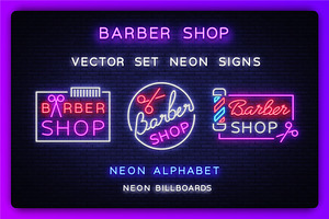 Barber Shop Neon Signs