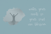 Waterssong Script, a Script Font by Beck McCormick (Thumbnail 5 of 10)