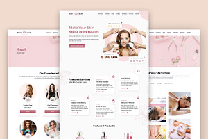 Beauty Salon Website Template HTML