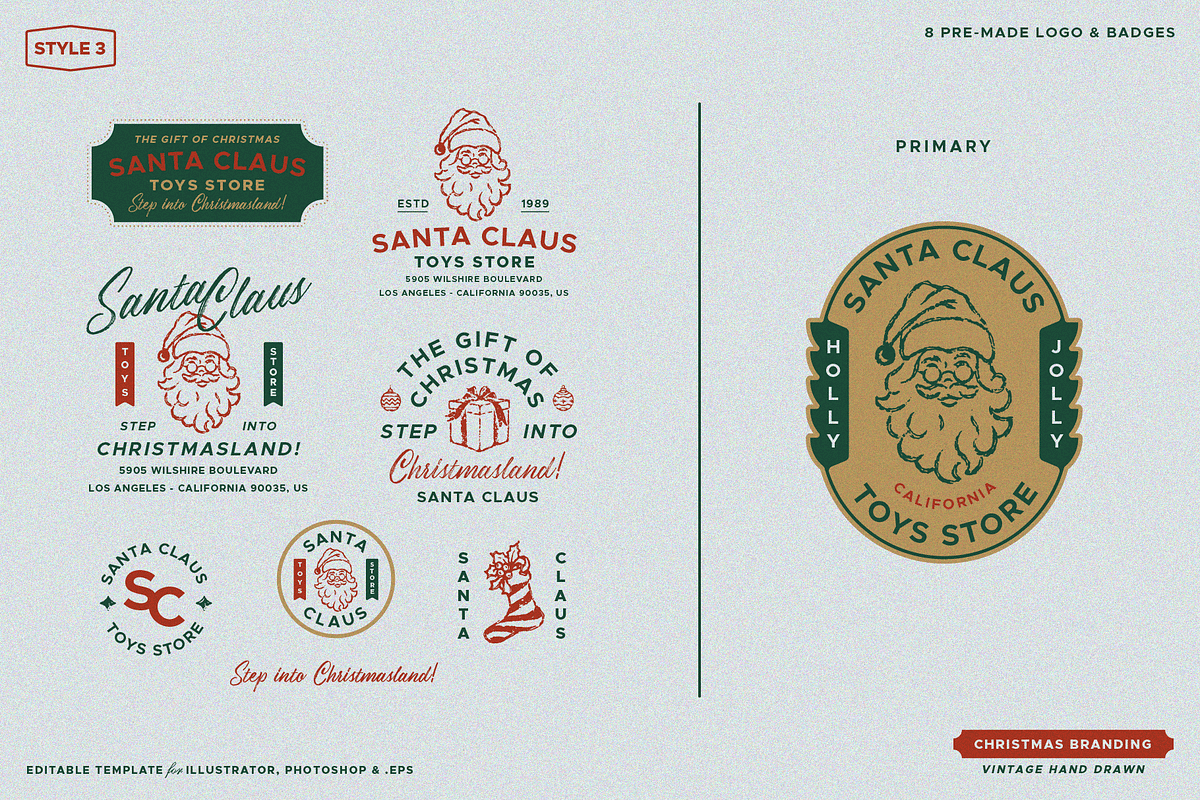 Christmas Branding, a Branding & Logo Template by Refolve Design (Photo 7 of 26)