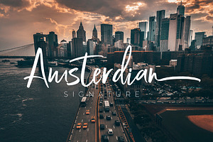 Amsterdian Signature Font