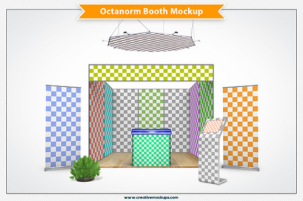 Octanorm Booth Mockup
