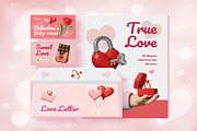 Valentine 3D, an Object Illustration by Lumina_ui_ux202 (Thumbnail 6 of 8)
