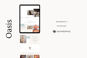 Oasis Squarespace 7.1 Template