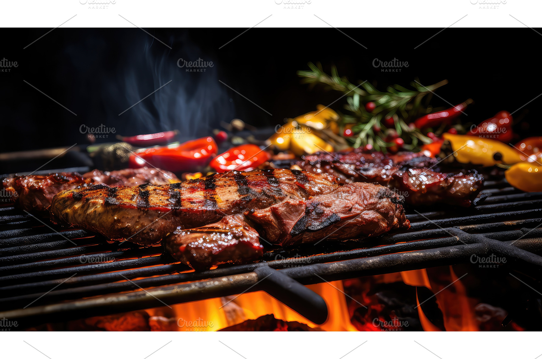 chicken grilled bbq food ai, a Background Photo by pikepicture