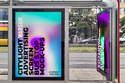 Warsaw Citylight Ad Bus Stop 11 v1, an Advertising Mockup by Graphic Shelter (Thumbnail 4 of 7)