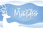Monsdeer, a Font by Atj.std (Thumbnail 1 of 6)