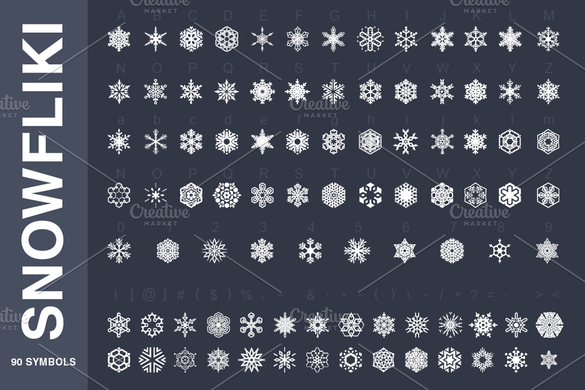 Symbols Font Collection - 450 Shapes preview 3