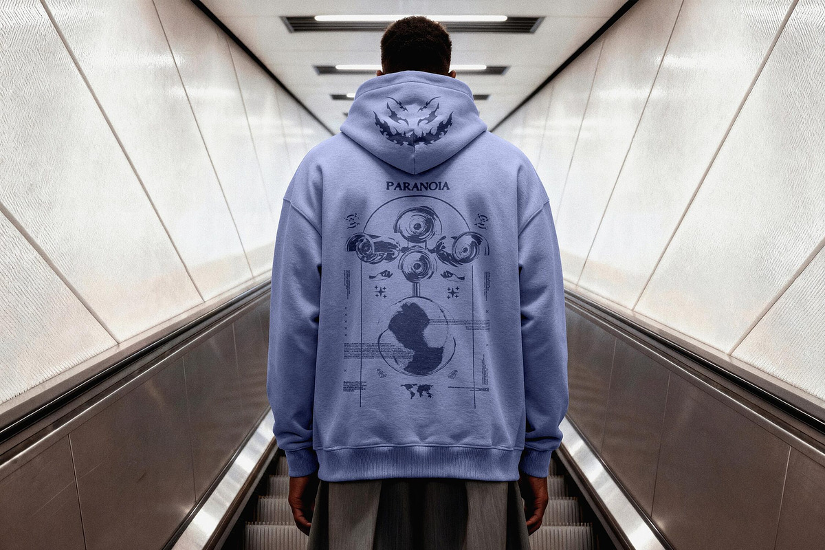 Streetwear Hoodie Mockup, a Hoody Mockup by Design Squad (Photo 4 of 4)