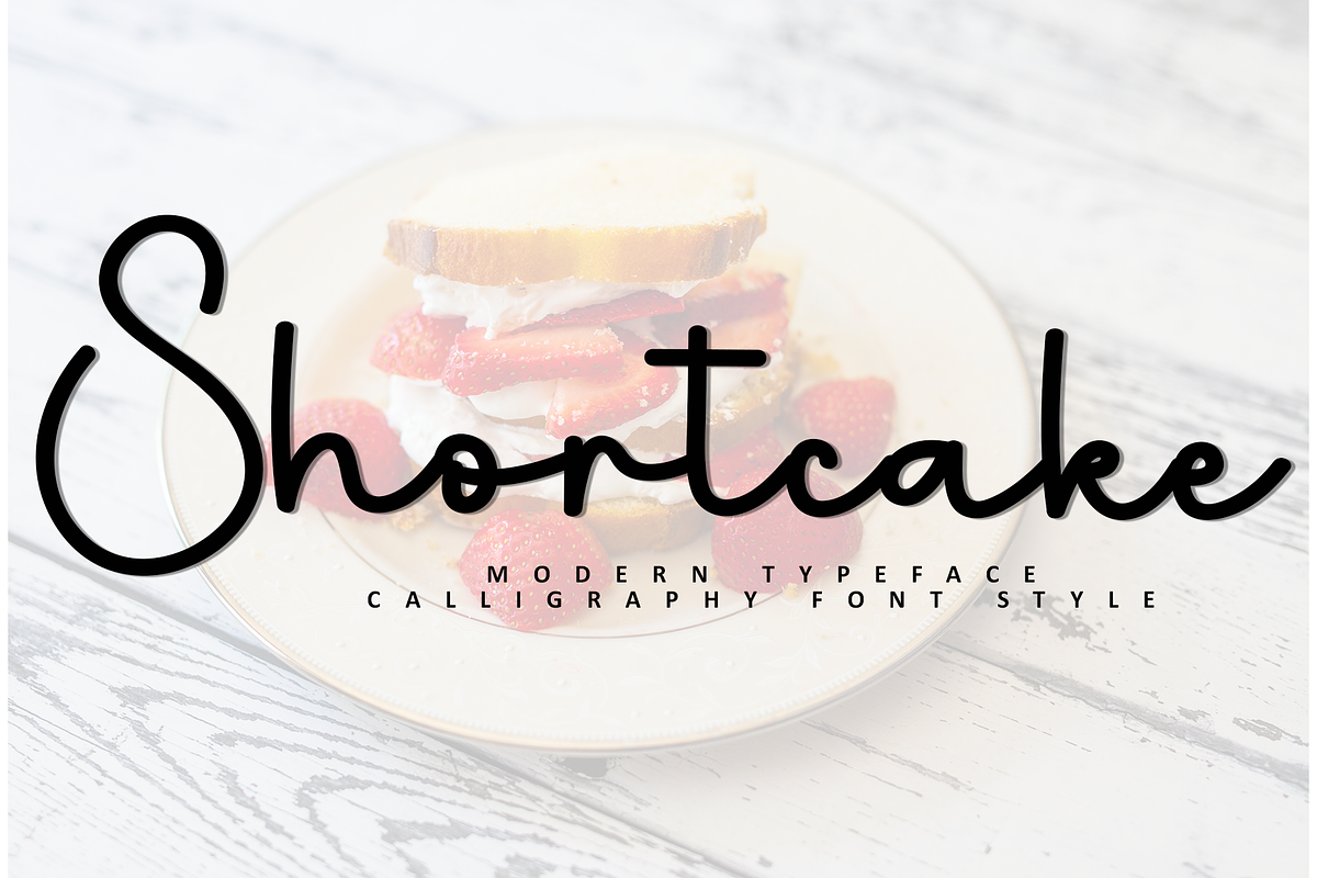 Shortcake, a Handwritten Font by FreshTypeINK (Photo 1 of 8)