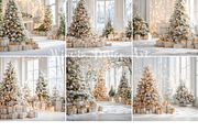 White Christmas Digital Backdrop, a Background Photo by Winwin Design Art (Thumbnail 4 of 9)