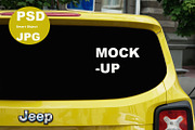 Car Window Mockups for Car Stickers, a Mockup by VetalStock (Thumbnail 7 of 11)