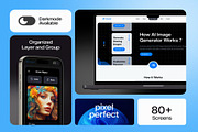 ImazAi - AI Image Website UI KIT, an UI Kit Template by Lumina_ui_ux202 (Thumbnail 2 of 7)