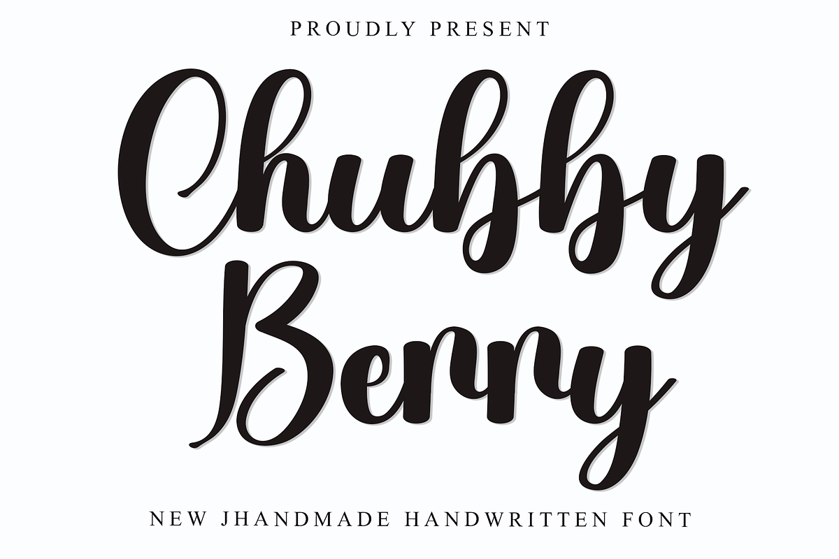 Chubby Berry, a Handwritten Font by InermediaSTUDIO (Photo 1 of 8)